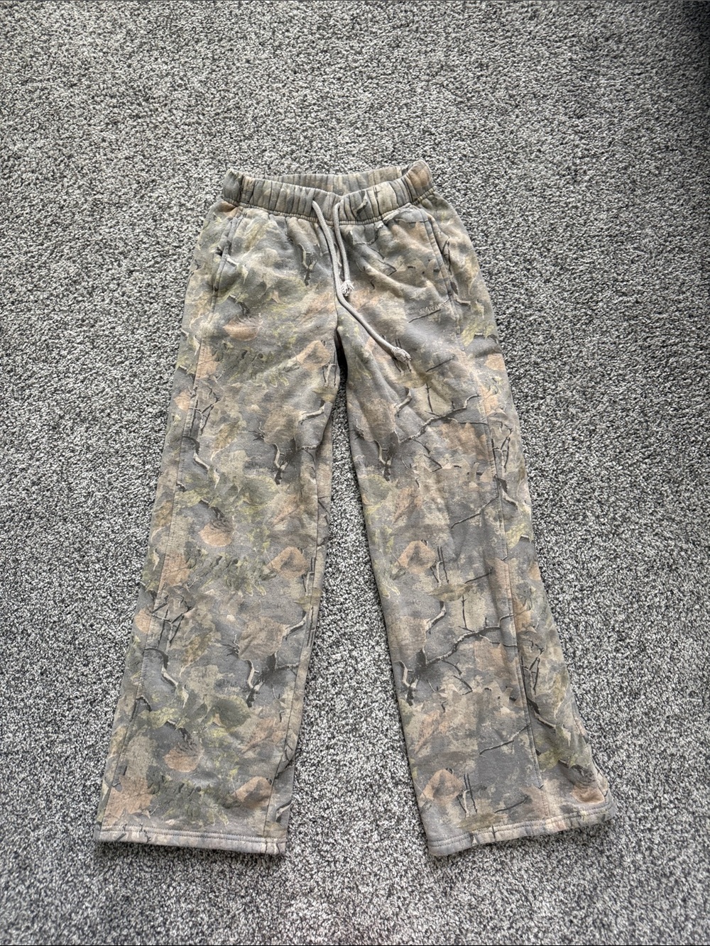 Garage Wide Leg Camo Sweatpants - XXS